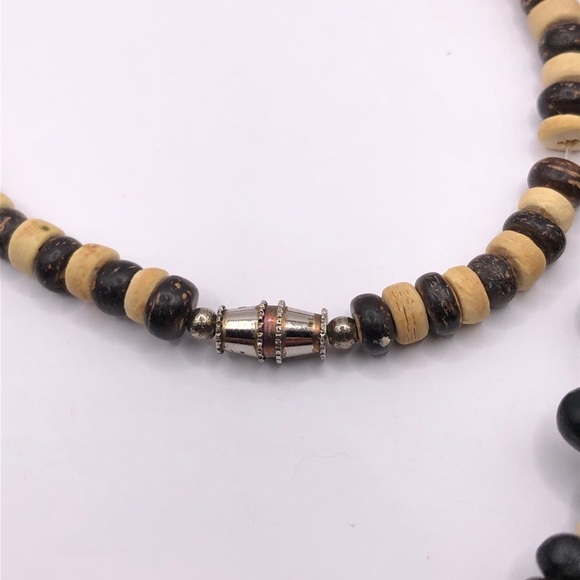 Vintage 80’s Parrot & Chili Pepper Wooden Beaded Necklace - Picture 4 of 6